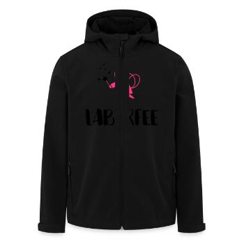 Laborfee - Recycelte Männer Softshell-Jacke von Stanley/Stella - Schwarz - Vorne - AI Model Male 185 light (185cm)