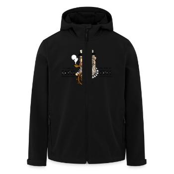 Sailor -Born to be free - Recycelte Männer Softshell-Jacke von Stanley/Stella - Schwarz - Vorne - AI Model Male 185 light (185cm)