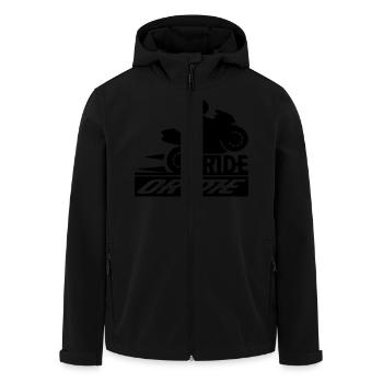 ride_or_die_f1 - Veste softshell homme en polyester recyclé Stanley/Stella - noir - Devant - AI Model Male 185 light (185cm)