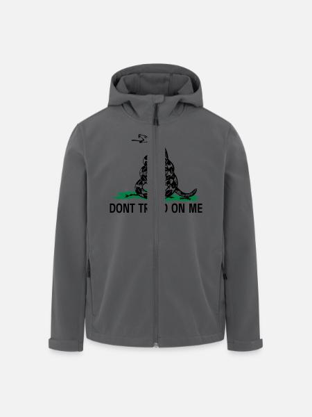 Gadsden Flag - Recycelte Männer Softshell-Jacke von Stanley/Stella - Schwarz