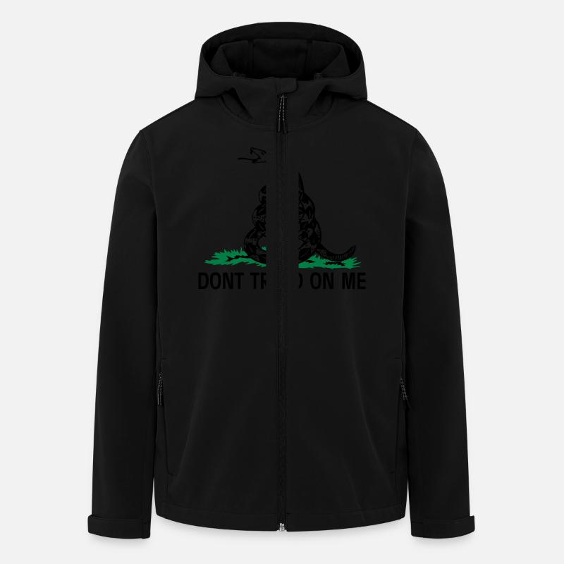 Gadsden Flag - Recycelte Männer Softshell-Jacke von Stanley/Stella - Schwarz