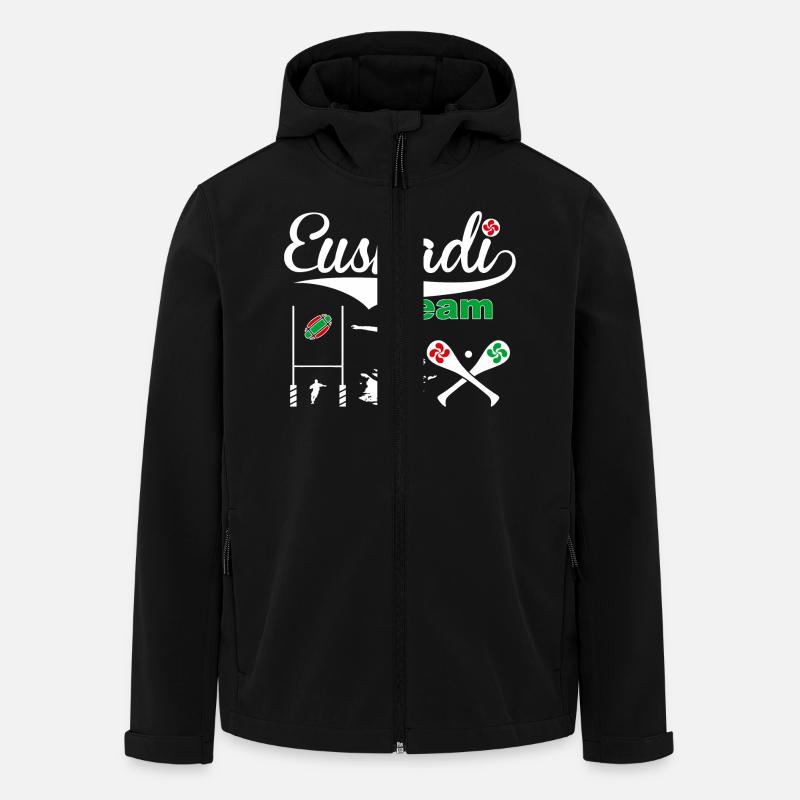 Euskadi Team Sport 06 - Recycelte Männer Softshell-Jacke von Stanley/Stella - Schwarz