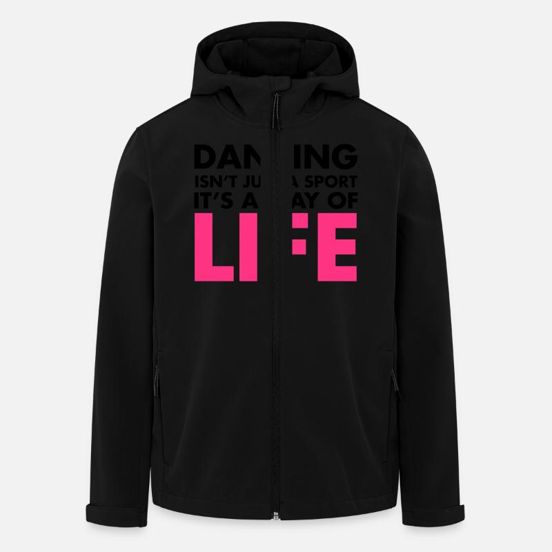 Dancing - Veste softshell homme en polyester recyclé Stanley/Stella - noir