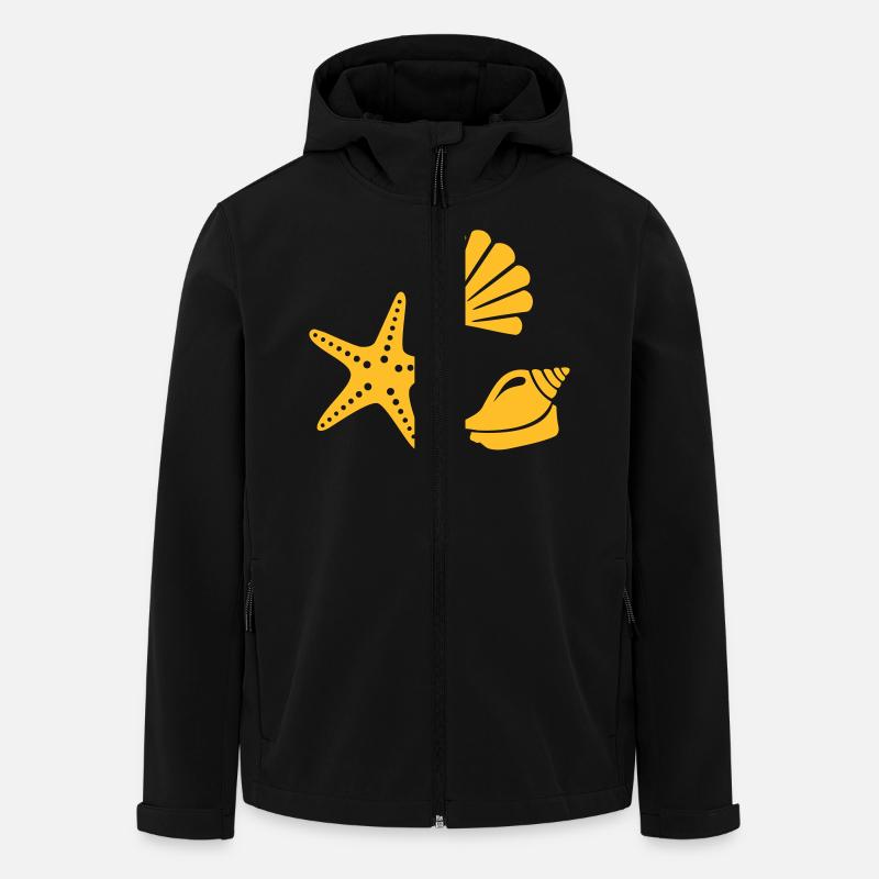 Shell - Men’s Recycled Softshell Jacket by Stanley/Stella - black