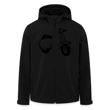 cool - Veste softshell homme en polyester recyclé Stanley/Stella - noir - Devant - AI Model Male 185 light (185cm)