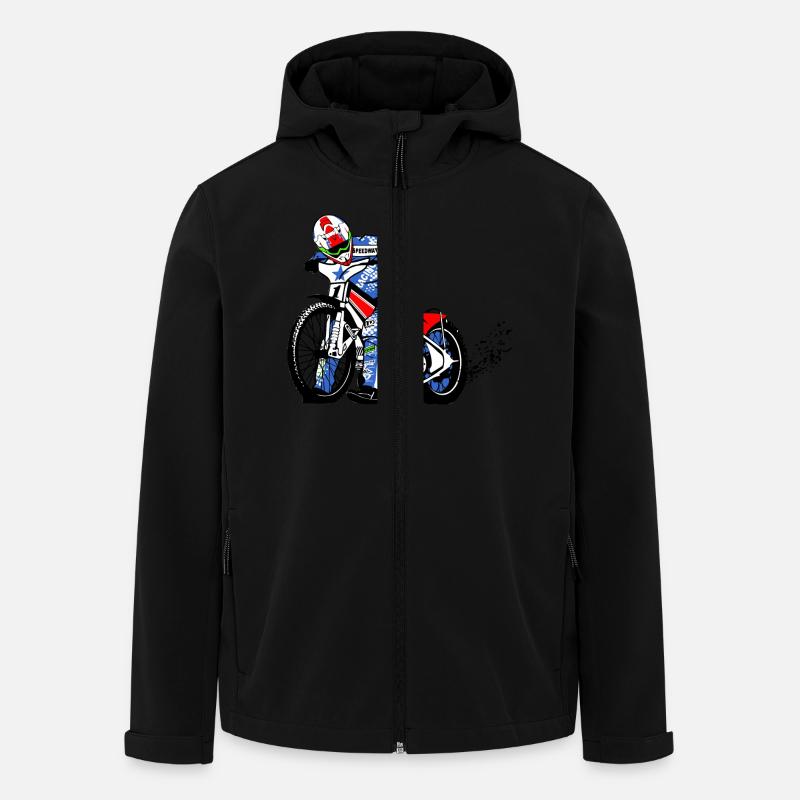 Speedway - Men’s Recycled Softshell Jacket by Stanley/Stella - black