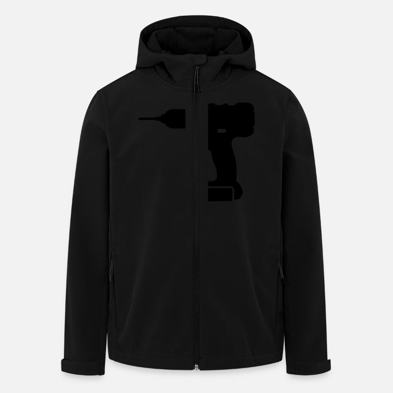 tools - Veste softshell homme en polyester recyclé Stanley/Stella - noir