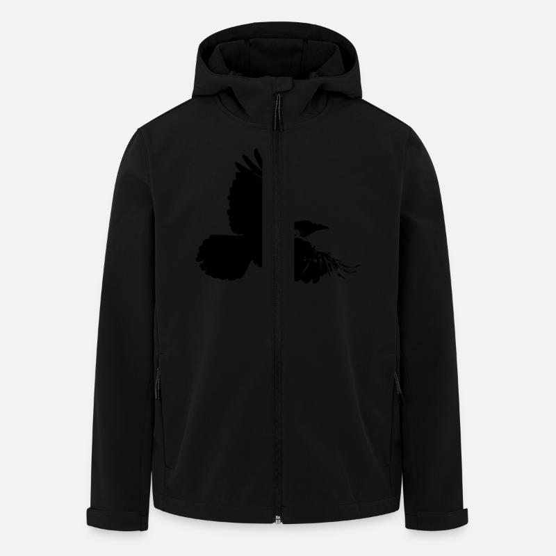 Raven - Men’s Recycled Softshell Jacket by Stanley/Stella - black