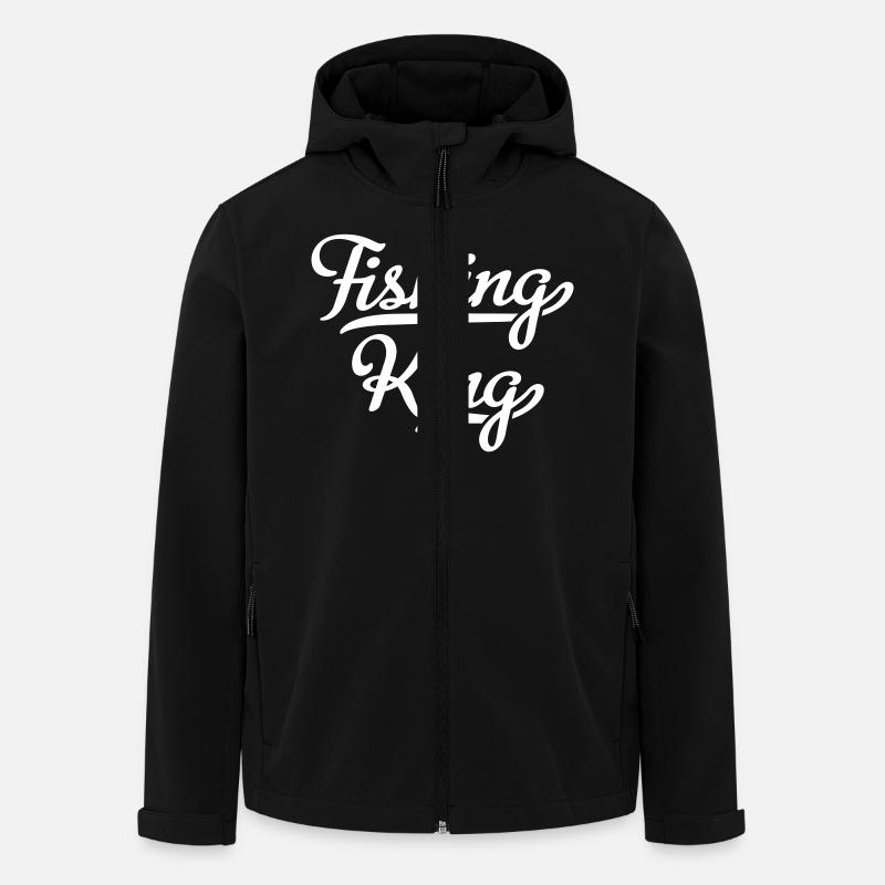 Angling - Men’s Recycled Softshell Jacket by Stanley/Stella - black