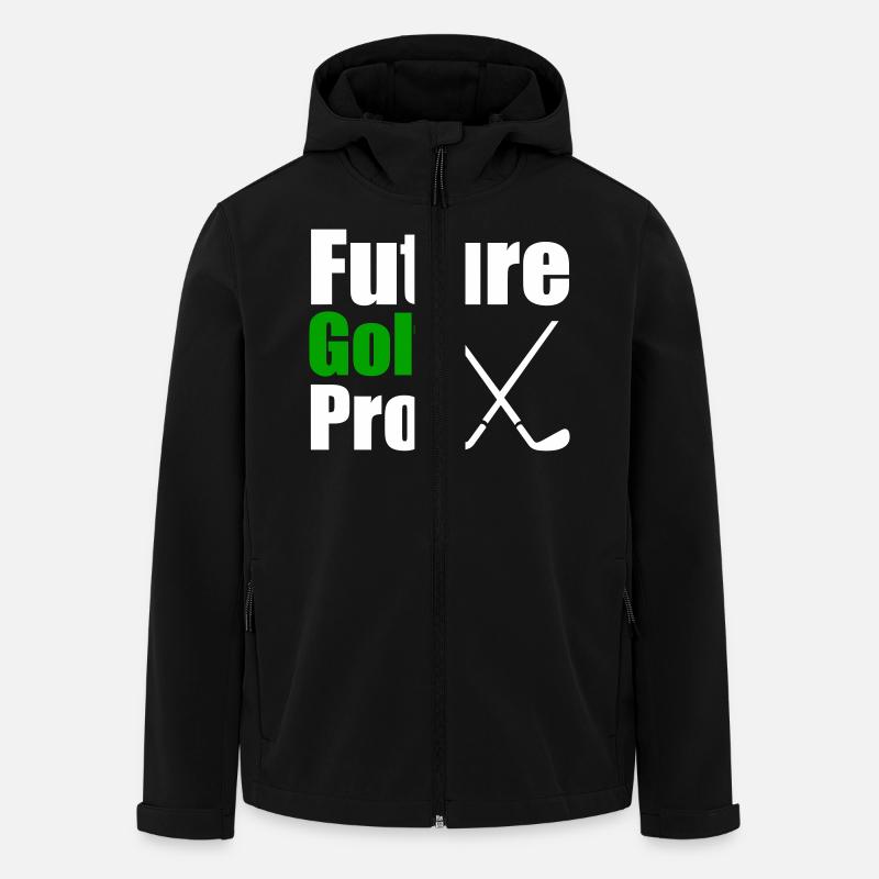 Golf - Recycelte Männer Softshell-Jacke Discoverer von Stanley/Stella - Schwarz