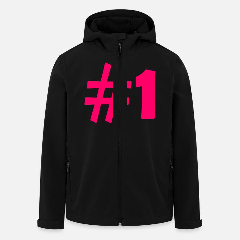 #1 - Recycelte Männer Softshell-Jacke von Stanley/Stella - Schwarz