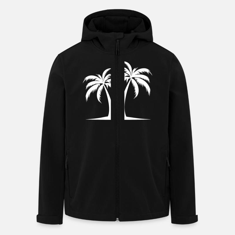 Île Palm - Veste softshell homme en polyester recyclé Stanley/Stella - noir