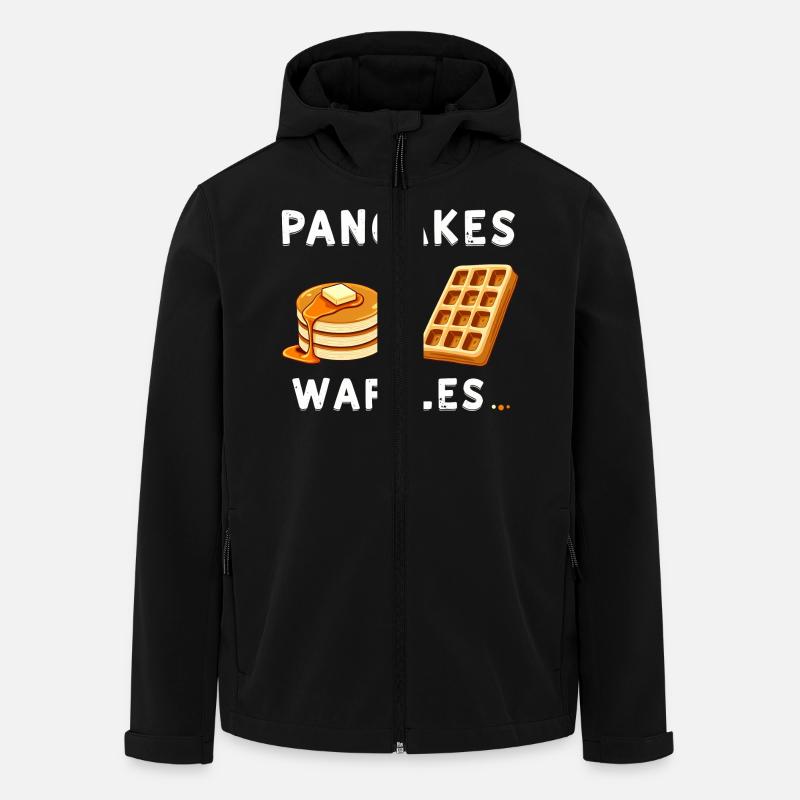 Pancakes over waffles - Men’s Recycled Softshell Jacket by Stanley/Stella - black