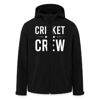 Équipe de cricket - Veste softshell homme en polyester recyclé Stanley/Stella - noir - Devant - AI Model Male 185 light (185cm)