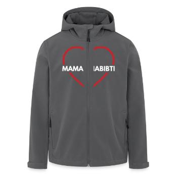 Maman habibti - liebe Mama - Recycelte Männer Softshell-Jacke von Stanley/Stella - Schwarz - Vorne - AI Model Male 185 light (185cm)