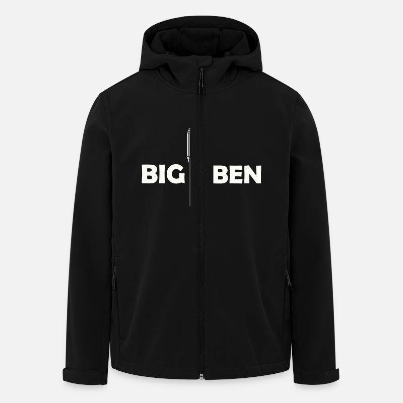 big ben - Recycelte Männer Softshell-Jacke von Stanley/Stella - Schwarz