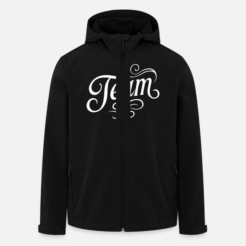 Team Elegant - Recycelte Männer Softshell-Jacke von Stanley/Stella - Schwarz
