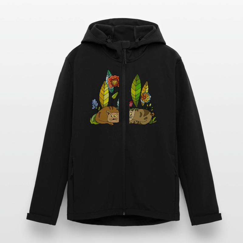Chats Veste softshell homme en polyester recyclé Stanley/Stella