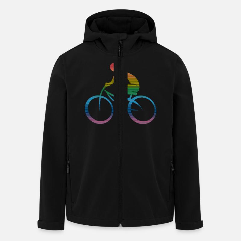 Cyclist - Men’s Recycled Softshell Jacket by Stanley/Stella - black