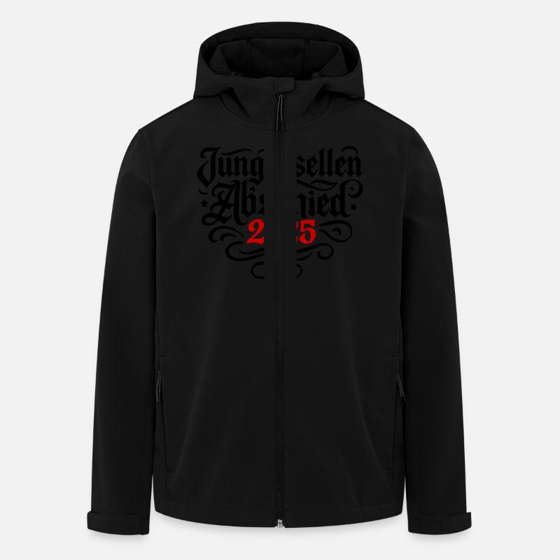 Junggesellenabschied 2025 - Recycelte Männer Softshell-Jacke von Stanley/Stella - Schwarz