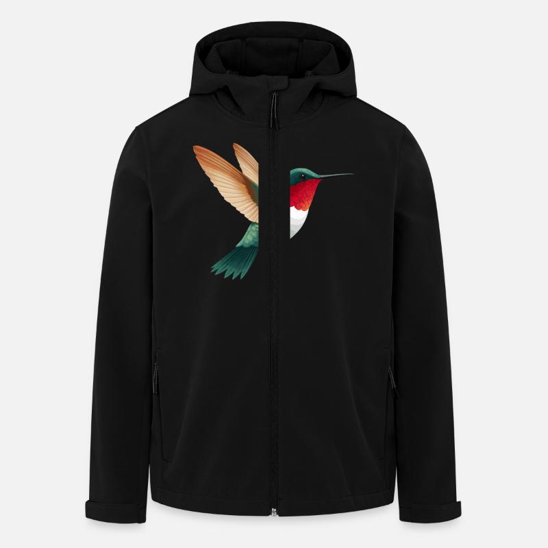 Colibri - Veste softshell homme en polyester recyclé Stanley/Stella - noir
