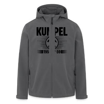 Erzgebirge Kumpel - Recycelte Männer Softshell-Jacke von Stanley/Stella - Schwarz - Vorne - AI Model Male 185 light (185cm)
