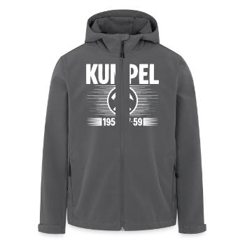 Erzgebirge Kumpel - Recycelte Männer Softshell-Jacke von Stanley/Stella - Schwarz - Vorne - AI Model Male 185 light (185cm)