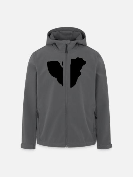 MOOREA - Men’s Recycled Softshell Jacket by Stanley/Stella - black