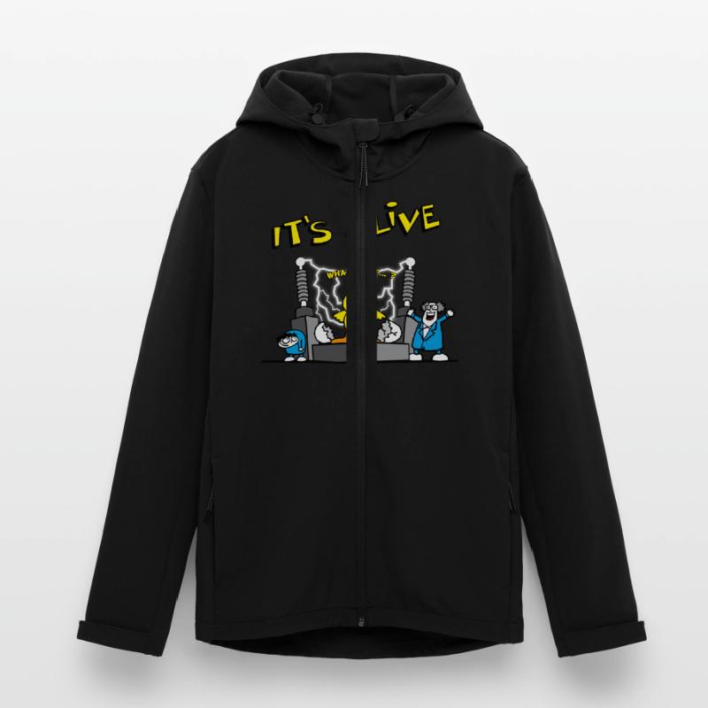 its_alive_chick_b Men’s Recycled Softshell Jacket Discoverer by Stanley/Stella