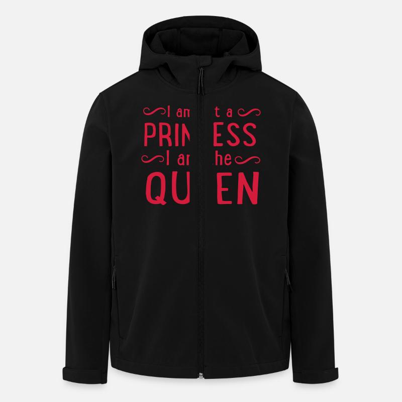 Prinzessin - Recycelte Männer Softshell-Jacke von Stanley/Stella - Schwarz