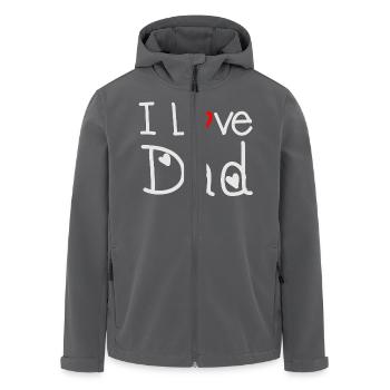 Dad - Veste softshell homme en polyester recyclé Stanley/Stella - charbon - Devant - AI Model Male 185 light (185cm)