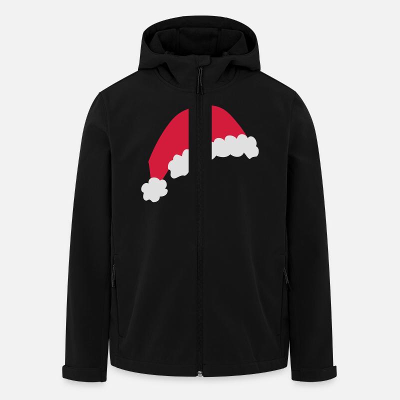 christmas - Men’s Recycled Softshell Jacket by Stanley/Stella - black