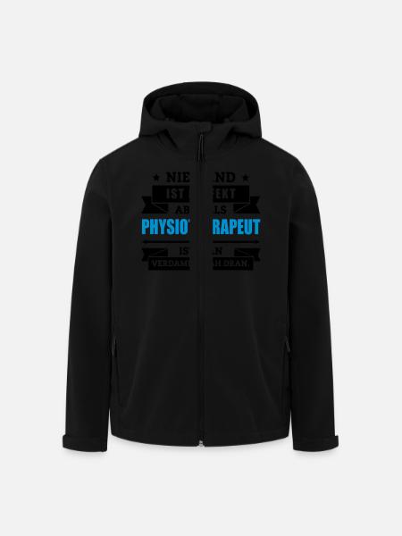 Funshirt Physiotherapeut - Recycelte Männer Softshell-Jacke von Stanley/Stella - Schwarz