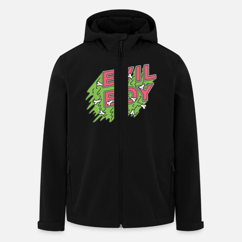 Evil Boy - Men’s Recycled Softshell Jacket by Stanley/Stella - black