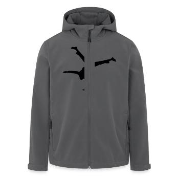 Danseuse de ballet vecteur Silhouette - Veste softshell homme en polyester recyclé Stanley/Stella - noir - Devant - AI Model Male 185 light (185cm)