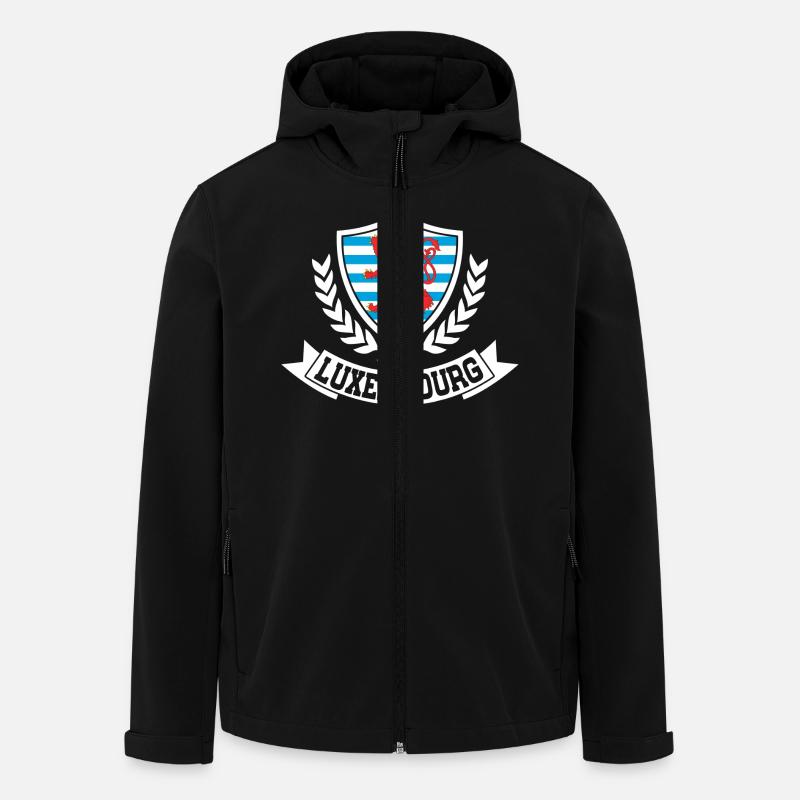 Luxembourg - Men’s Recycled Softshell Jacket by Stanley/Stella - black