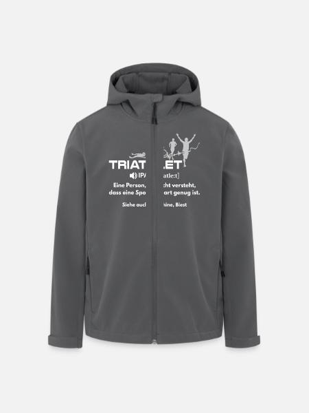 Triathlon - Triathlet eine Sportart - T-Shirt - Recycelte Männer Softshell-Jacke von Stanley/Stella - Schwarz