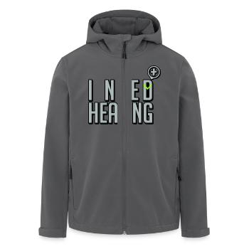 I need haling - Recycelte Männer Softshell-Jacke von Stanley/Stella - Schwarz - Vorne - AI Model Male 185 light (185cm)
