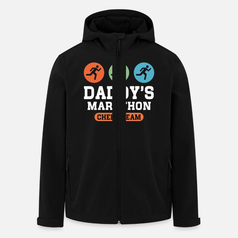 Marathon Cheer Team - Veste softshell homme en polyester recyclé Stanley/Stella - noir
