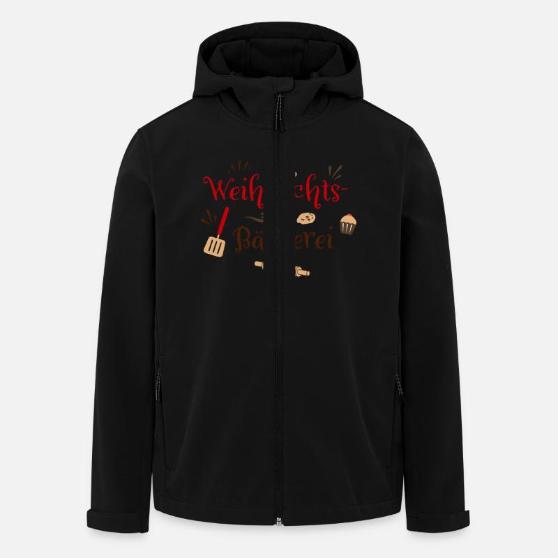 Christmas bakery - Men’s Recycled Softshell Jacket by Stanley/Stella - black