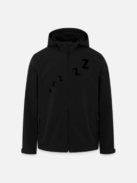 Zzzzzzz - Men’s Recycled Softshell Jacket by Stanley/Stella - black