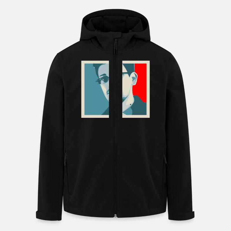 snowden - Men’s Recycled Softshell Jacket by Stanley/Stella - black