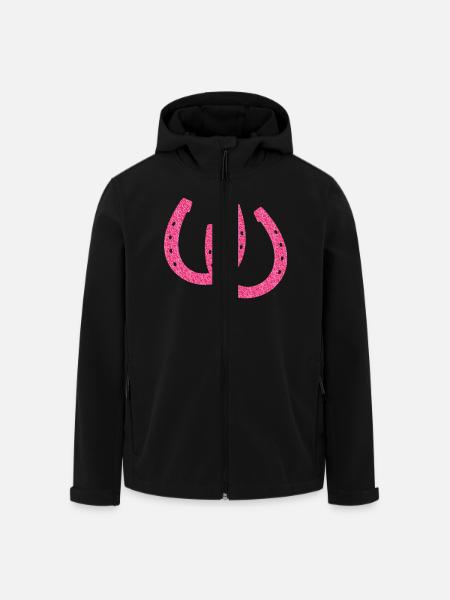 sparkling horseshoes - Men’s Recycled Softshell Jacket by Stanley/Stella - black