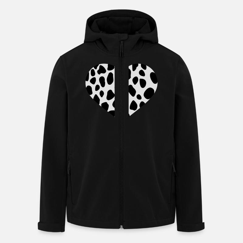 Dalmatian - Men’s Recycled Softshell Jacket by Stanley/Stella - black