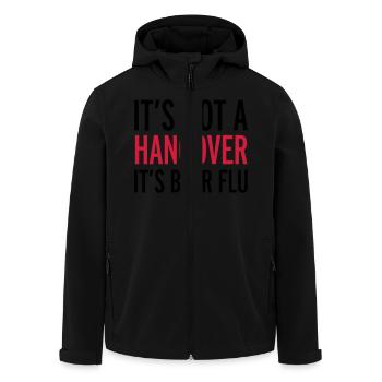 Beer - Recycelte Männer Softshell-Jacke von Stanley/Stella - Schwarz - Vorne - AI Model Male 185 light (185cm)