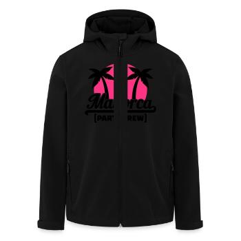Mallorca Party Crew - Veste softshell homme en polyester recyclé Stanley/Stella - noir - Devant - AI Model Male 185 light (185cm)