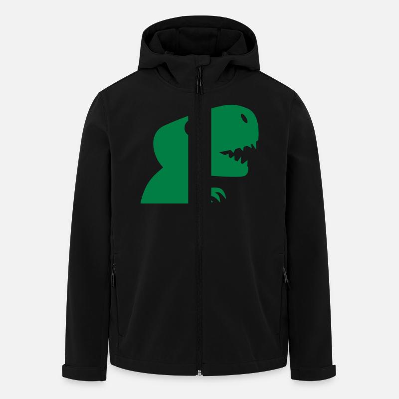 T-Rex - Men’s Recycled Softshell Jacket by Stanley/Stella - black