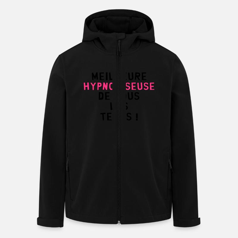 Hypnose / Hypnotiseur / Hypnotiseuse / Médecine - Veste softshell homme en polyester recyclé Stanley/Stella - noir