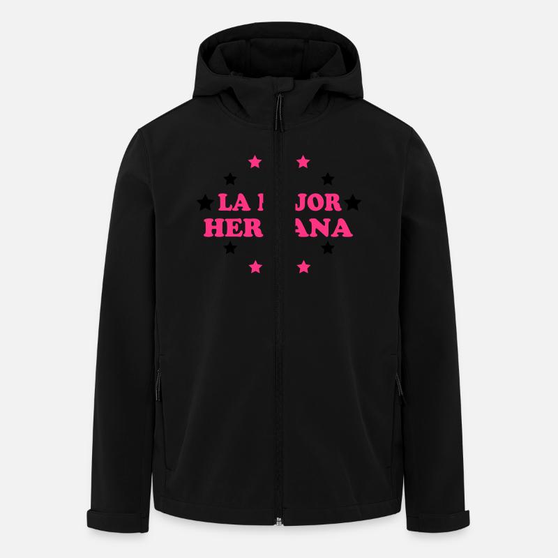 La mejor hermana - Veste softshell homme en polyester recyclé Stanley/Stella - noir
