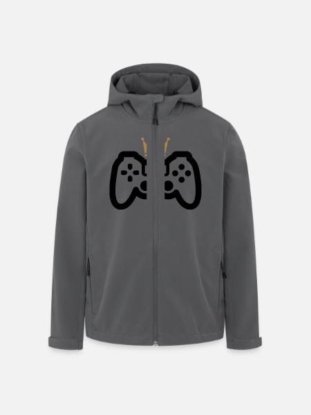 game king - Men’s Recycled Softshell Jacket by Stanley/Stella - black